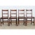 Early 18th Century English Set of Four Georgian Period Oak Dining Chairs For Sale - Image 4 of 11