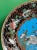 Late 19th Century Meiji Japanese Cloisonne Enamel Charger With Crab, Fish, and Marine Life in Net For Sale - Image 5 of 12