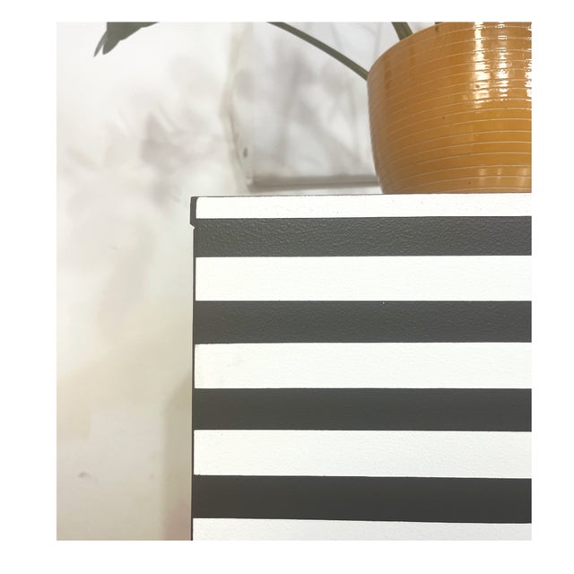 Vintage Sideboard with Op Art Motif, Poland, 1972 For Sale - Image 9 of 13