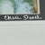 Original signed contemporary abstract painting by Colorado artist Cheri Issel, beautifully presented in a black frame with...