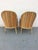 Willow and Reed Pair of Henry Olko Henry Olko for Willow & Reed Tait Pair of Side Chairs. Bamboo, Willow and Upholstery. For Sale - Image 4 of 6