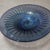 Late 20th Century Signed Stefano Toso Murano Art Glass Swirl Centerpiece Bowl - Handblown Blue, Red and Aqua Spiral Bowl For Sale - Image 5 of 7
