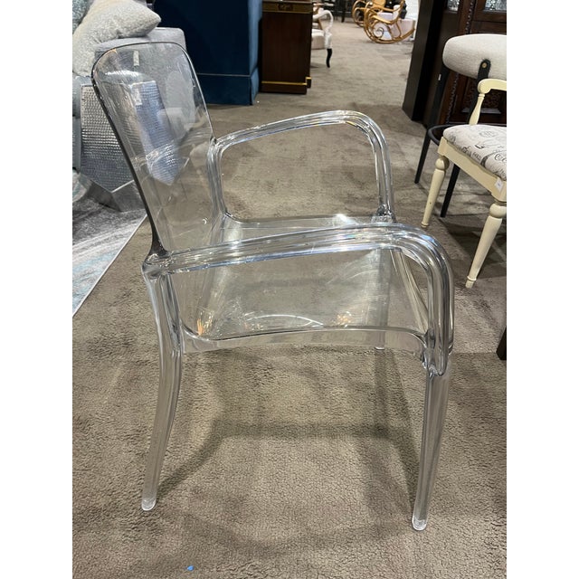 Casprini X Marcello Ziliani Clear Acrylic Tiffany Chair For Sale - Image 4 of 8
