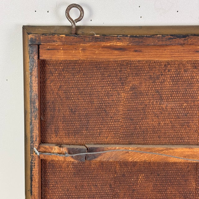 Primitive Early 20th Century American Bowling Score Board With Labels in Wood Frame For Sale - Image 10 of 10