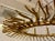 Original retail $3500, stylish Made Goods Modern Gold Bruna Chandelier, showroom floor sample