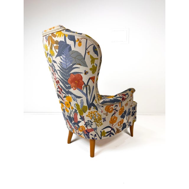 Carl Malmsten Carl Malmsten "Farmor" Lounge Chair For Sale - Image 4 of 9