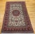 Mid 20th Century Vintage Persian Isfahan Rug, Handwoven Floral Pattern, Ivory & Red, 7’ X 11’ For Sale - Image 5 of 12