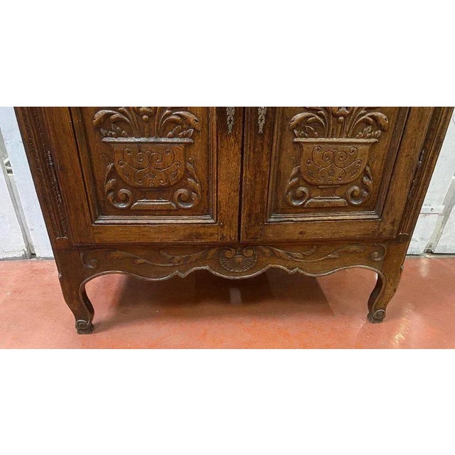 Small Two-Piece Glazed Cabinet For Sale - Image 9 of 13