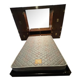 1960s Henredon Campaign Style Bedroom Set For Sale