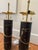 Baker Furniture Company Baker Furniture Black Marble Ring Table Lamp by Thomas Pheasant- Set of 2 For Sale - Image 4 of 11