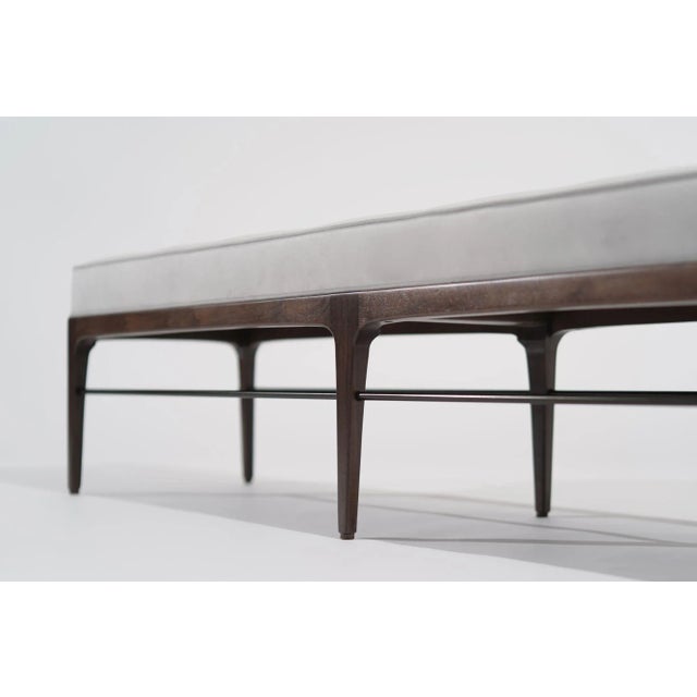 Linear Bench in Dark Walnut Series 72 by Stamford Modern For Sale - Image 12 of 12