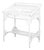Vintage White Wicker Desk For Sale