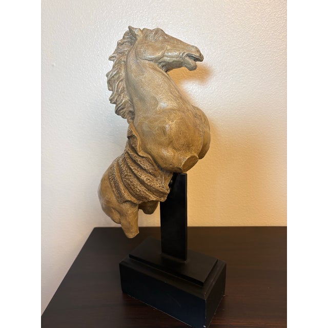 This Austin Production Majestic Tang Durastone Sculpture stands at a magnificent 20 inches tall; weighing over 8 pounds...