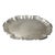 1970s Leonard Silver Scalloped & Footed Embossed Tray For Sale