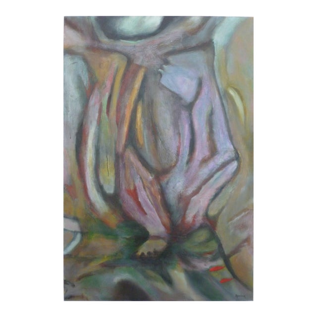 "Wonder" Oil and Acrylic Painting by Scott Spencer For Sale