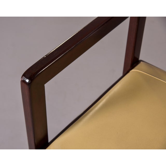 Italian Mid Century Asian Style Armchairs - Set of Four For Sale - Image 10 of 12