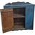 Rustic Late 18th–Early 19th Century Blue-Painted Pine Cupboard For Sale - Image 3 of 3