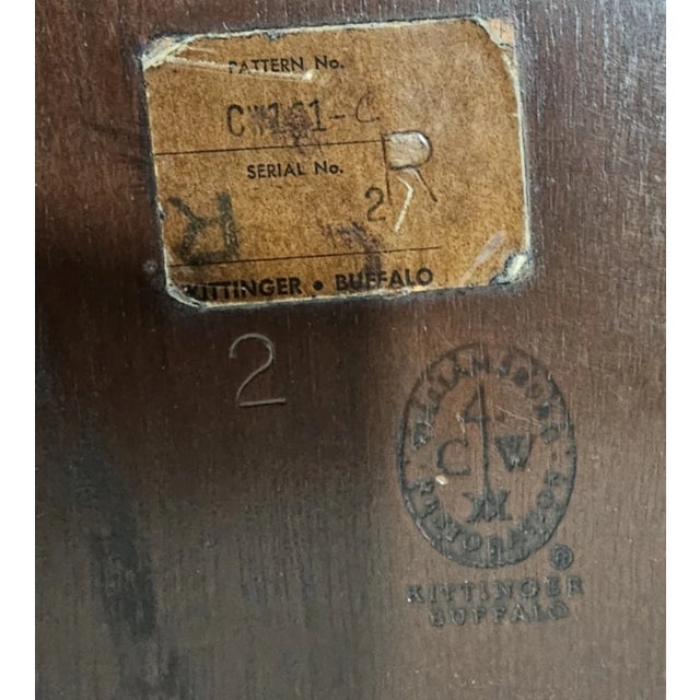 Kittinger Cw-161 Mahogany Colonial Williamsburg Revolving Book Table For Sale - Image 9 of 9