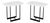 Contemporary White Marble Top Side Tables, Pair For Sale