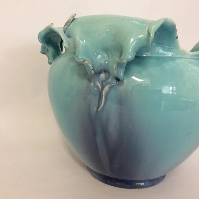 Art Nouveau Column Vase with Ceramic Cachepot, 1890s For Sale - Image 5 of 8