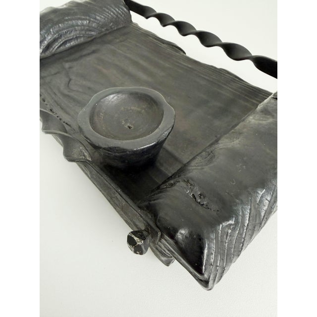 Spanish Revival 1960s Brutalist Spanish Valet Tray For Sale - Image 3 of 9