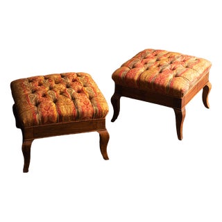 Ottomans, 19th Century, Set of 2 For Sale
