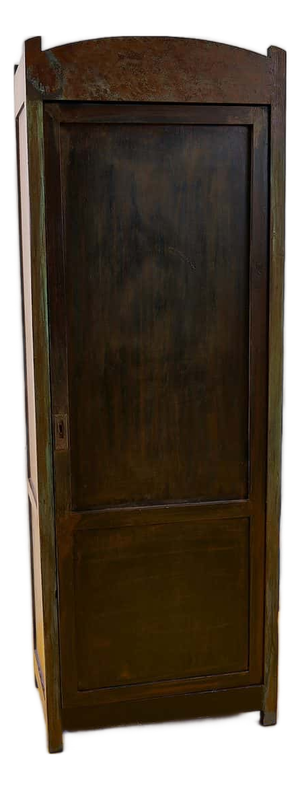 Antique Rustic Wooden Wardrobe