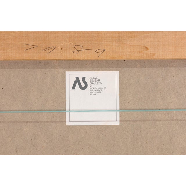 White William Weege Signed Abstract Postmodern Pulp Paper Sculpture in Shadowbox 21/40 For Sale - Image 8 of 8