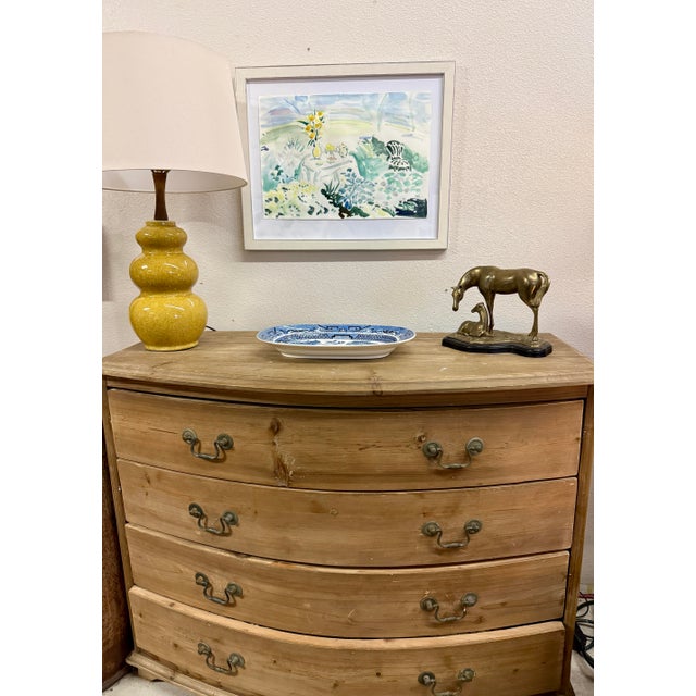 Emerald Afternoon Tea, by Acclaimed Beverly Erschell Original Water Color Piece Garden Scene For Sale - Image 8 of 8