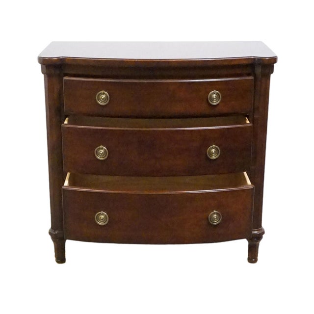 Early 21st Century Bernhardt Furniture Martha Stewart Collection Solid Cherry Traditional Style 35" Nightstand 102-229 For Sale - Image 5 of 13