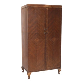 English Oak Compactom Wardrobe For Sale