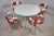 Vintage Dining Table and Swivel Chair Set by Rudi Verelst for Novalux, 1974, Set of 5 For Sale - Image 9 of 9