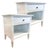 American Pair of American of Martinsville White Lacquer Single-Drawer Nightstands For Sale - Image 3 of 6