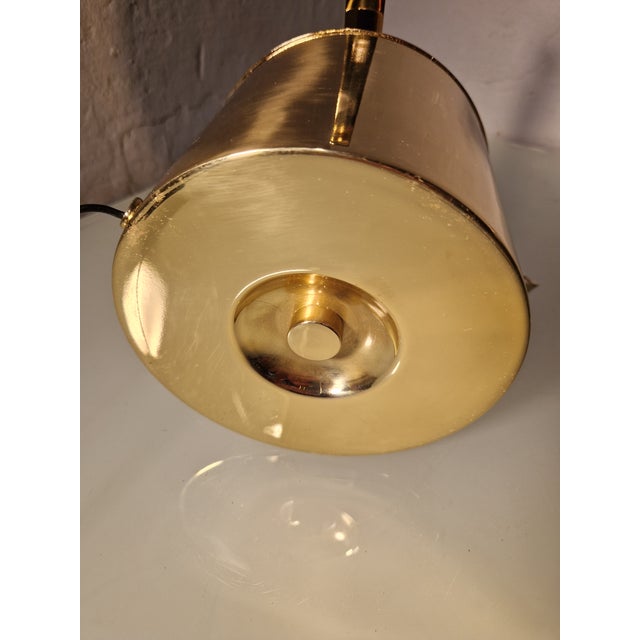 Gold Small Porcino Table Lamp by Luigi Caccia Dominioni for Azucena, 1990s For Sale - Image 8 of 12