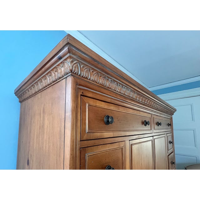 Original condition and finish. Ample storage and beautiful design.