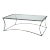 Jamie Young Kai Iron & Glass Coffee Table For Sale