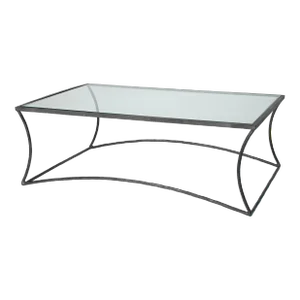 Jamie Young Kai Iron & Glass Coffee Table