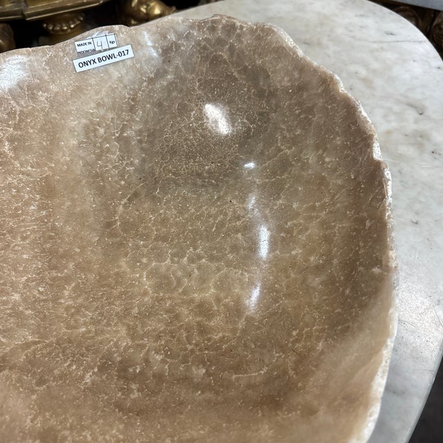 Onyx Bowl With Speckles For Sale - Image 4 of 12