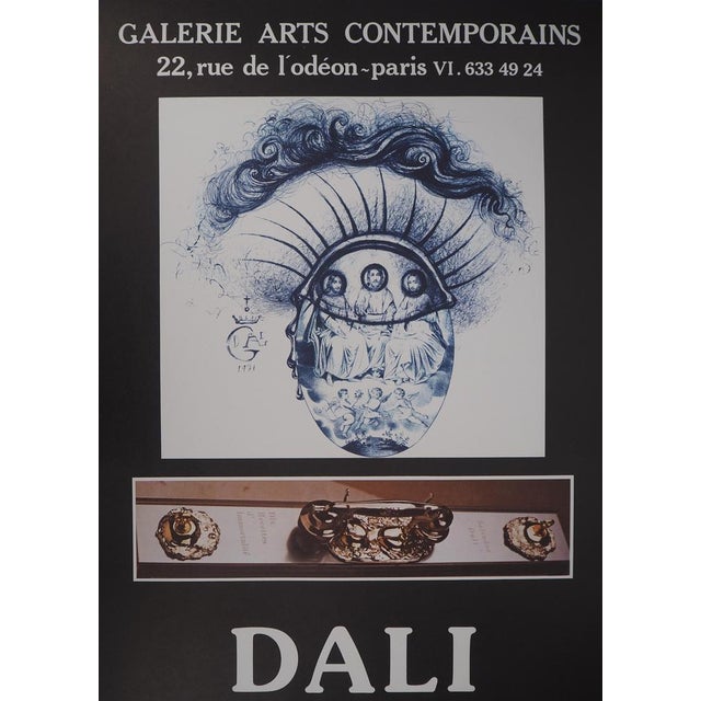 Modern Salvador Dali, Surrealist Eye, Lithograph For Sale - Image 3 of 8