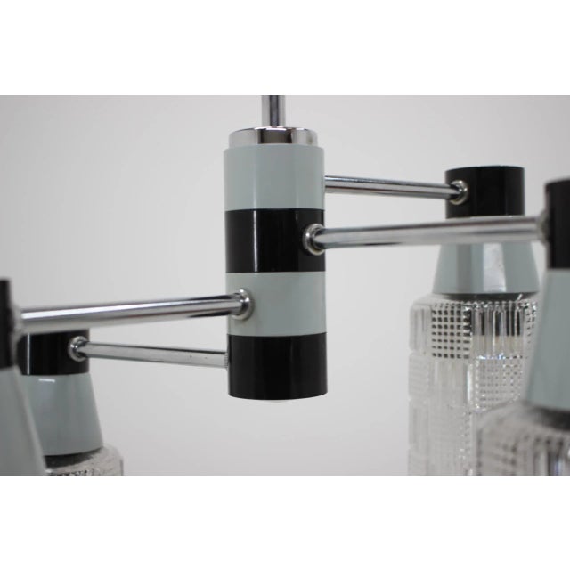 Chandelier from Drukov, 1960s For Sale - Image 9 of 12