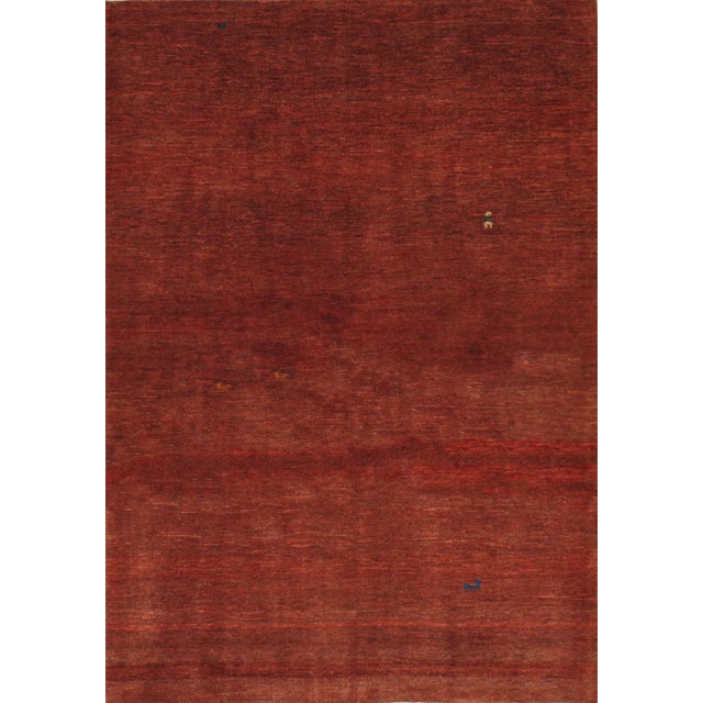 Persian Gabbeh Rug - 4′3″ × 5′11″ For Sale