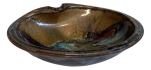 Sculptural Studio Ceramic Art Bowl, Italy, 1960s