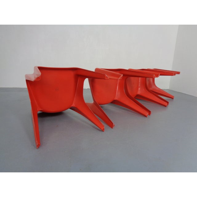B1171 Fiberglass Stacking Chairs by Helmut Bätzner for Bofinger, 1960s, Set of 4 For Sale - Image 13 of 17