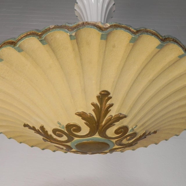 Large Early 20th Century Art Deco Plaster Lamp For Sale - Image 10 of 15
