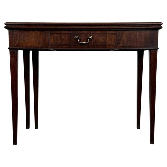Antique English Mahogany Tea Table, 1800s For Sale - Image 13 of 13