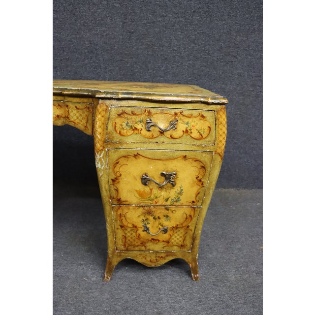 Late 20th Century Italian Paint-Decorated Vanity by Ny Galleries For Sale - Image 5 of 17