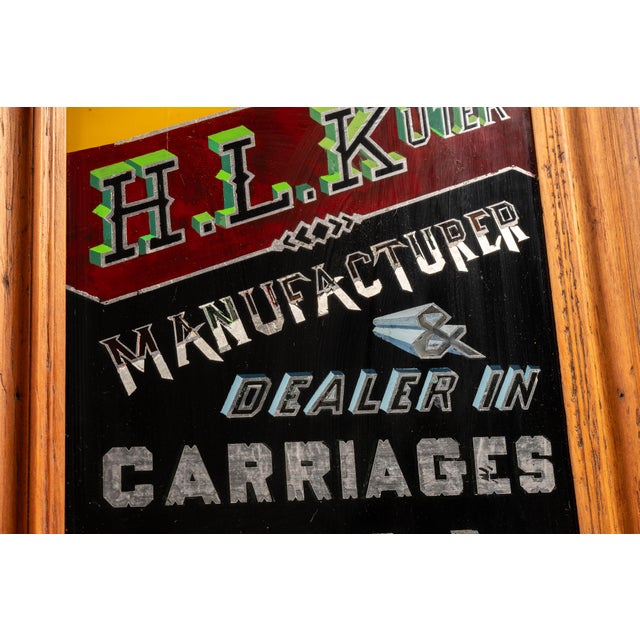 American Early 20th Century H. L. Kuter Rog Advertising Sign For Sale - Image 3 of 6