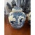 2010s Pair of Small Blue & White Ginger Jars With Classic Chinese Motif For Sale - Image 5 of 7
