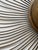 Great vintage starburst wall sculpture with a warm aged brass finish and loads of presence. The piece is quite substantial...