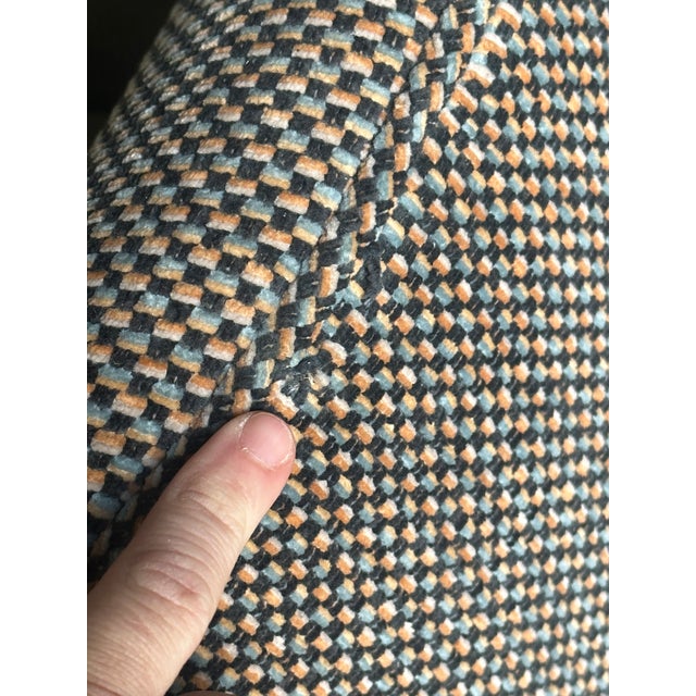 1970s Milo Baughman for Thayer Coggin Swivel and Tilt Chairs, Unmarked- A Pair For Sale - Image 11 of 18